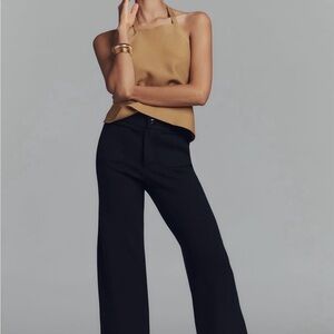 THE COLETTE SWEATER KNIT CROP WIDE-LEG PANTS BY MAEVE